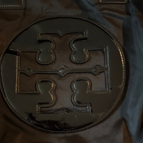 Tory Burch Black Tote with Logo Detail - Picture 2 of 15